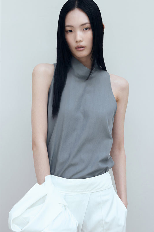 【BLOSSOM H COMPANY 2025SS】ALVIN HIGH NECK SLEEVELESS