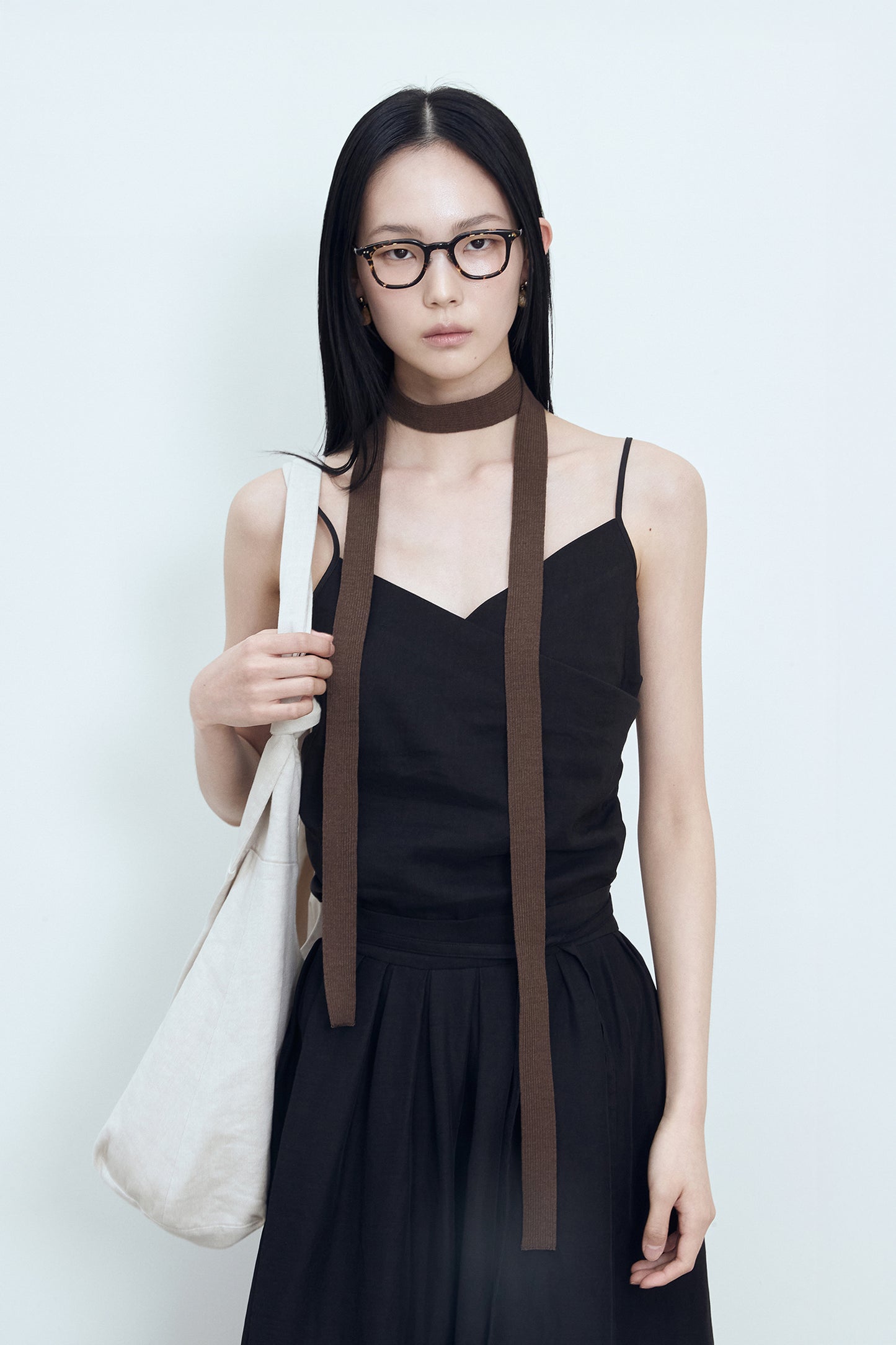 【BLOSSOM H COMPANY 2025SS】DINO WRAP SLEEVELESS