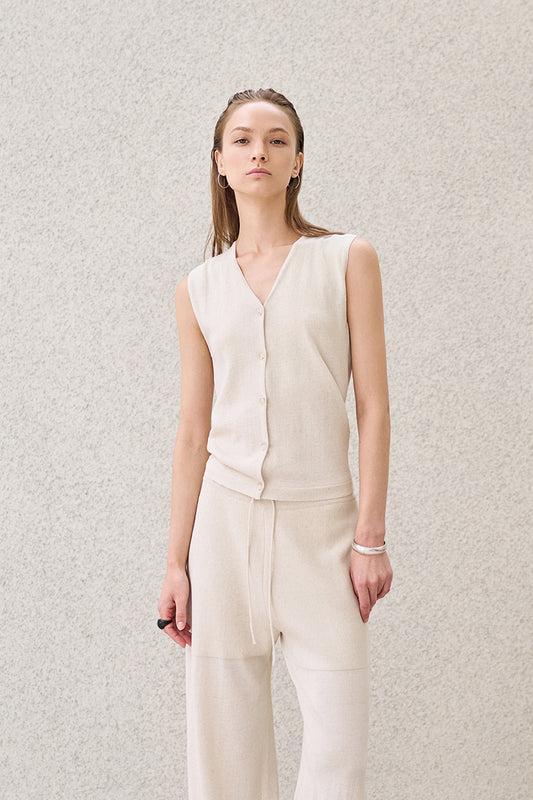 【BLOSSOM H COMPANY 2025SS】PAUL KNIT VEST