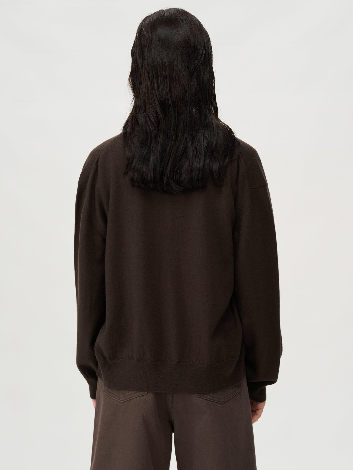 【MAGJAY 2025AW】Uno Wool 100 Cross Cardigan