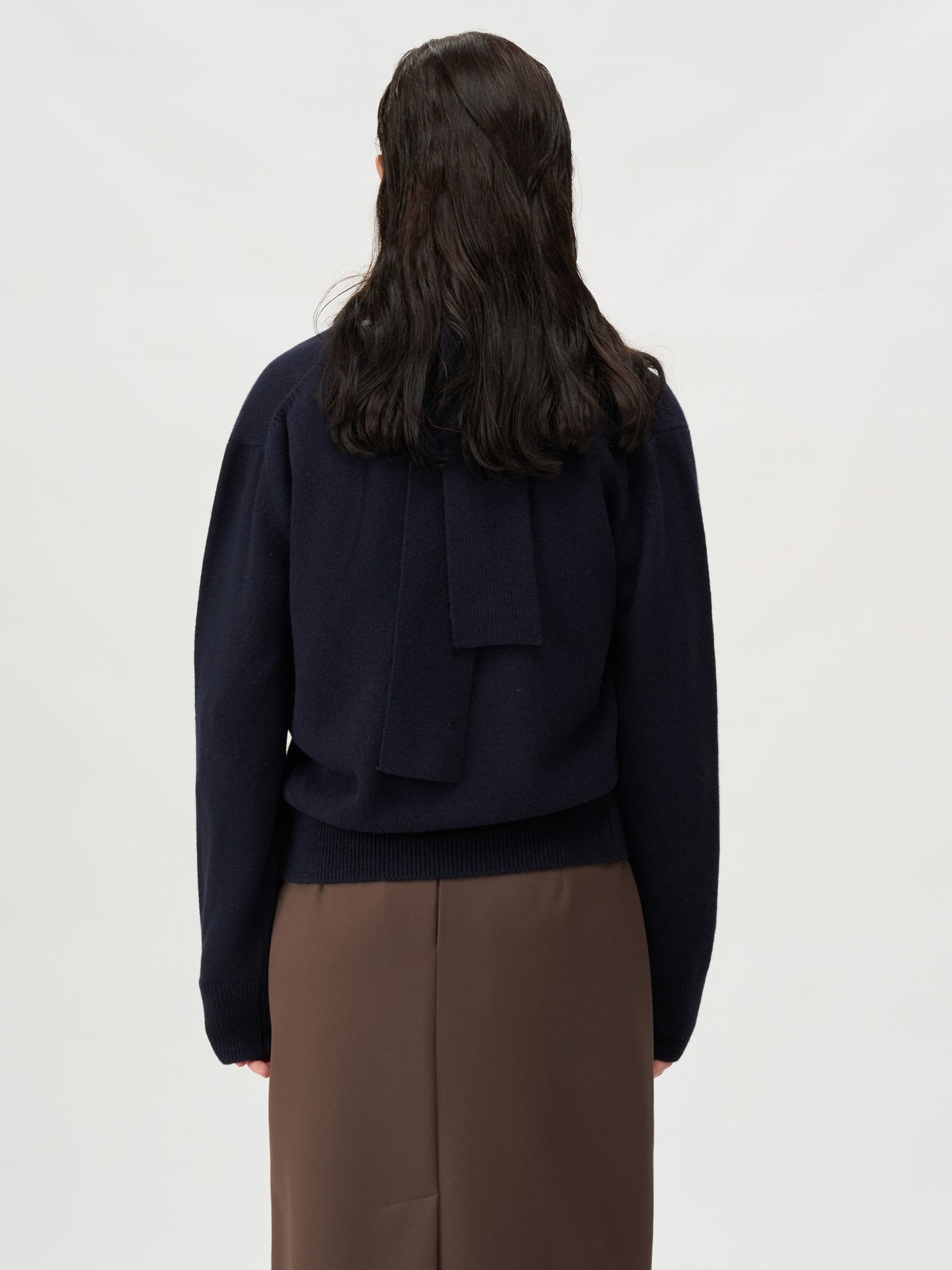 【MAGJAY 2025AW】Wool 100 Scarf Set Cardigan