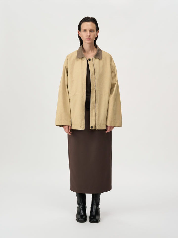 【MAGJAY 2025AW】Washing Cotton Work Jumper