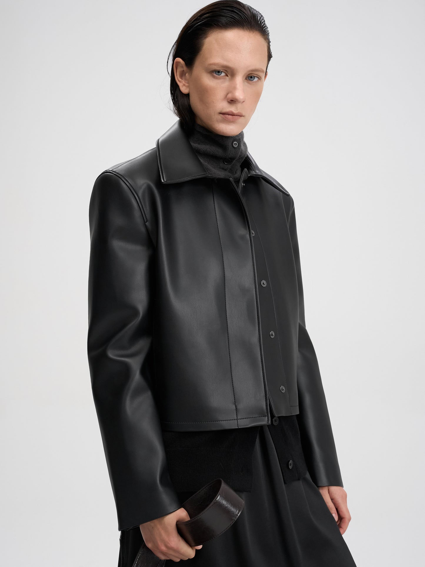 【MAGJAY 2025AW】Slick Leather Jacket