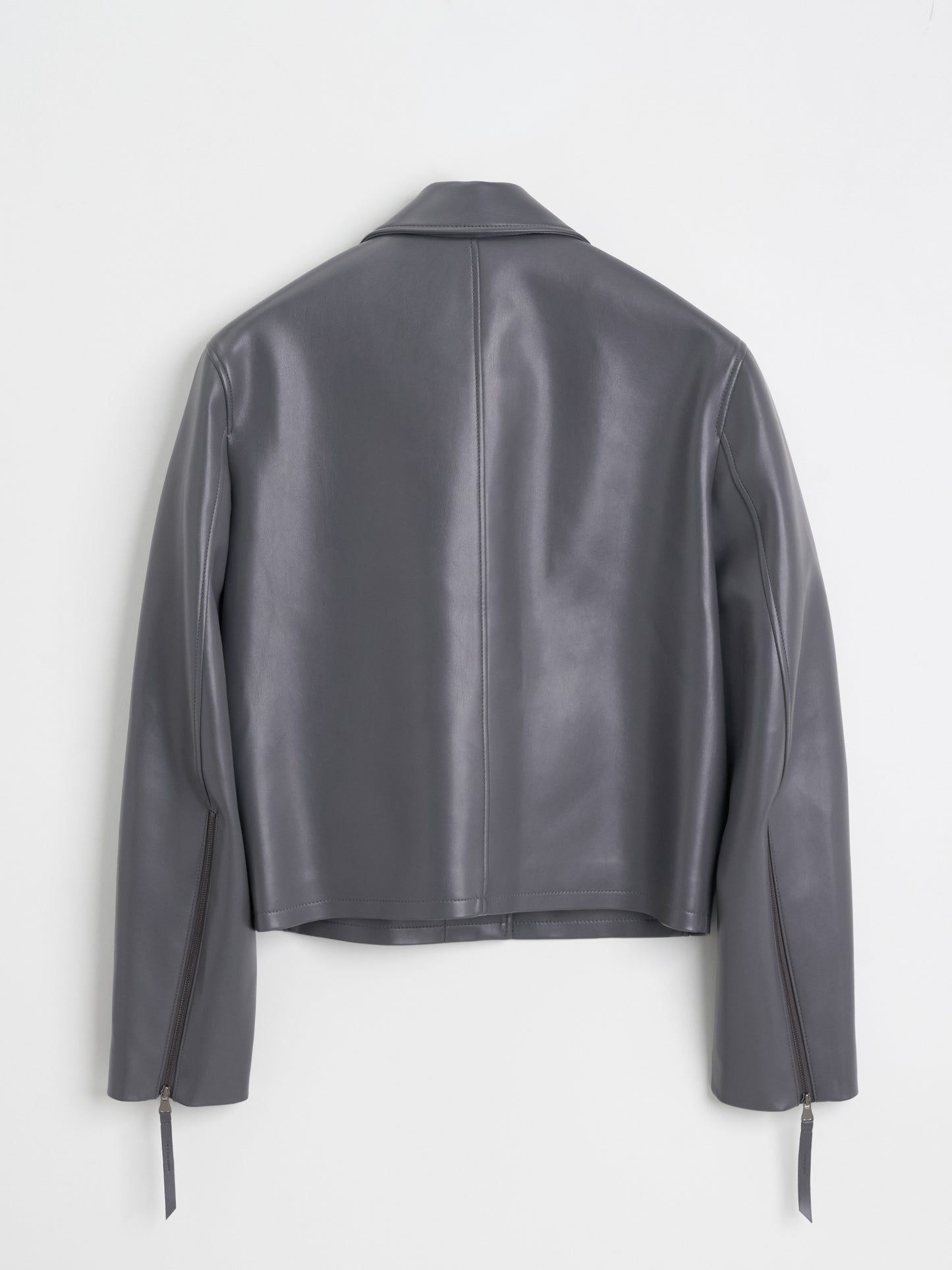 【MAGJAY 2025AW】Slick Leather Jacket