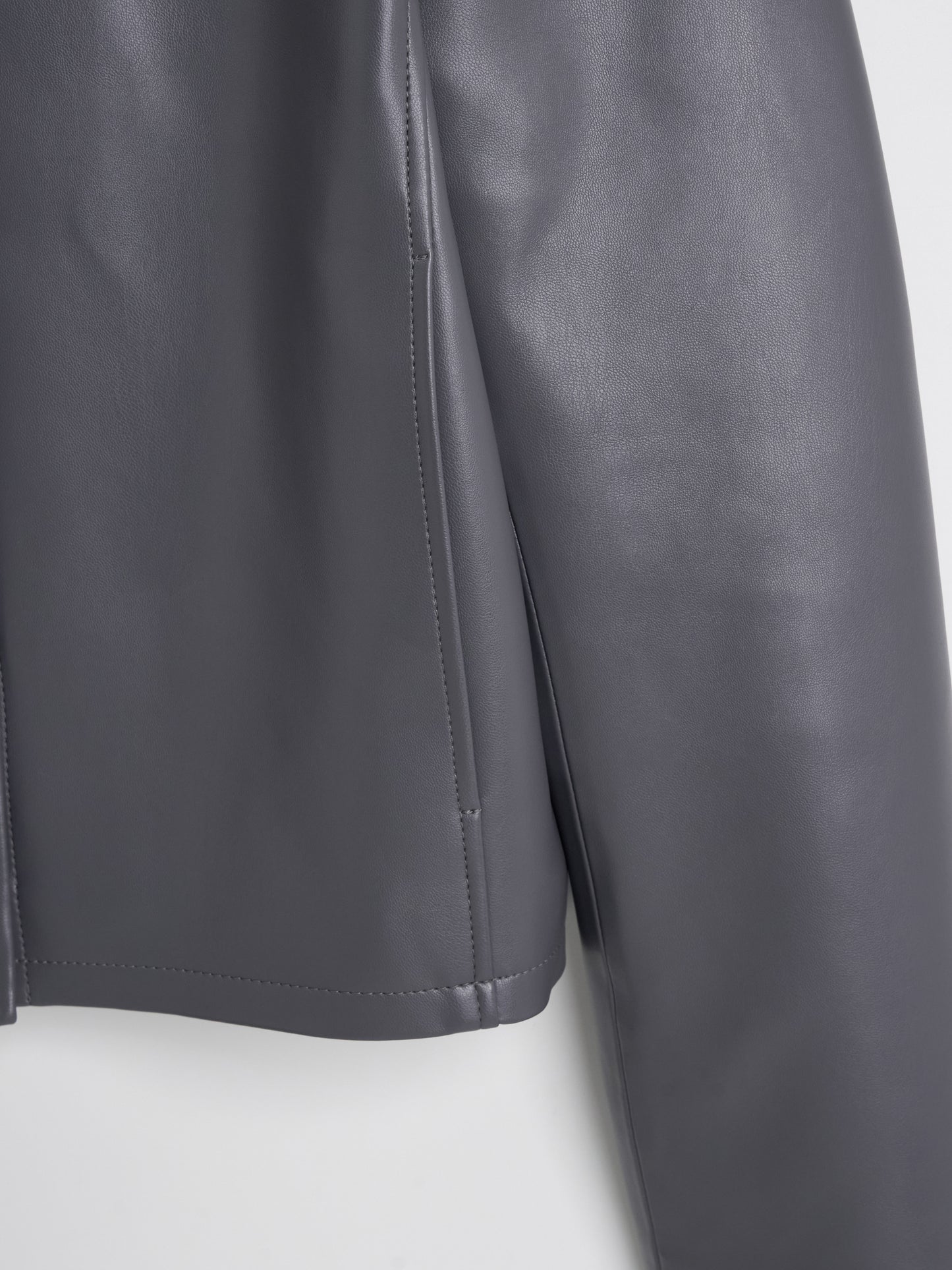 【MAGJAY 2025AW】Slick Leather Jacket