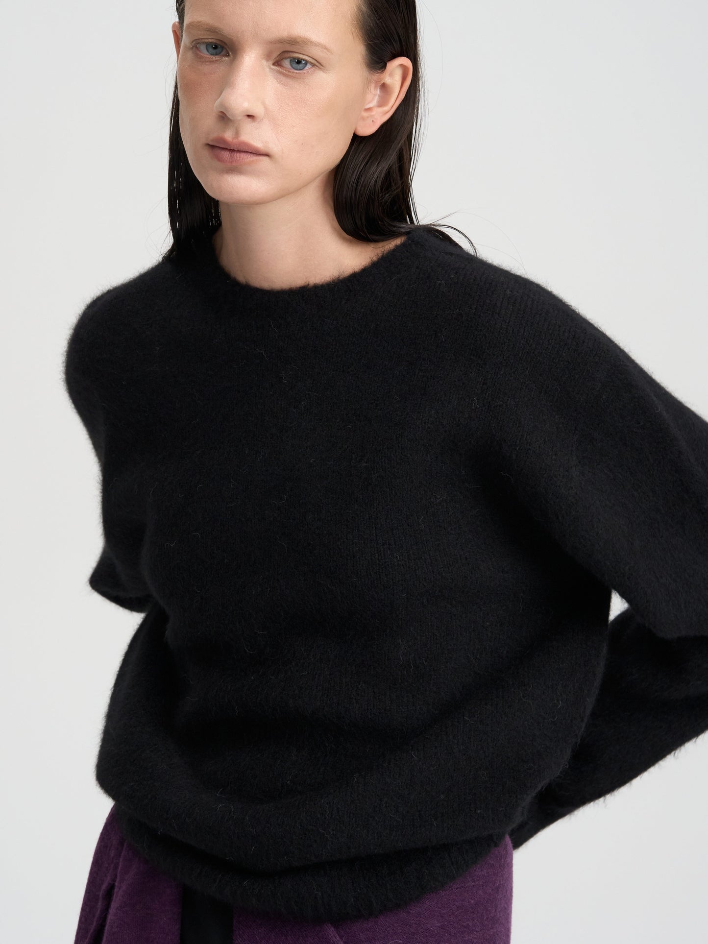 【MAGJAY 2025AW】Fox Hairley Round Knitwear