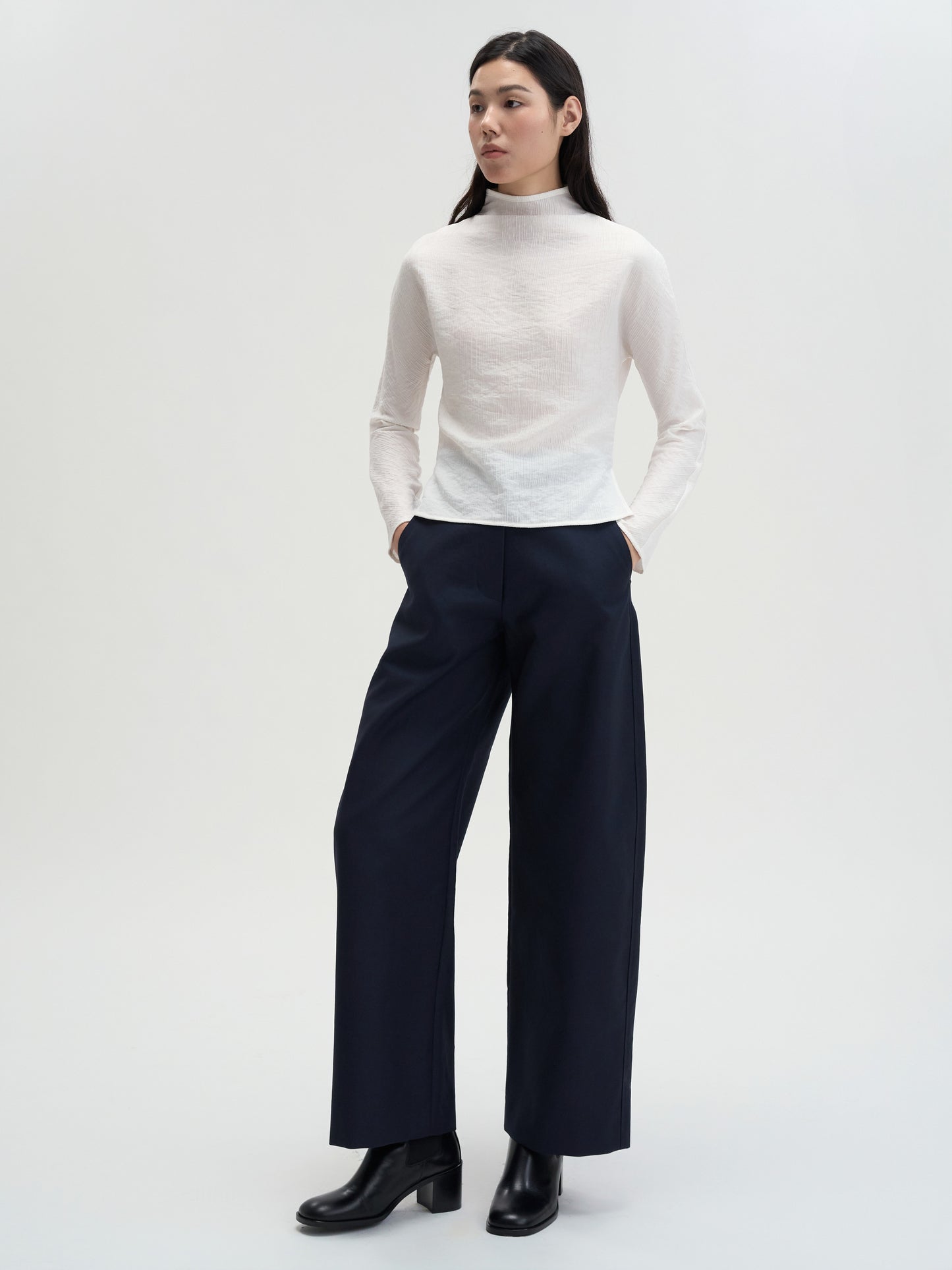 【MAGJAY 2025AW】Cotton Curved Fit Pants