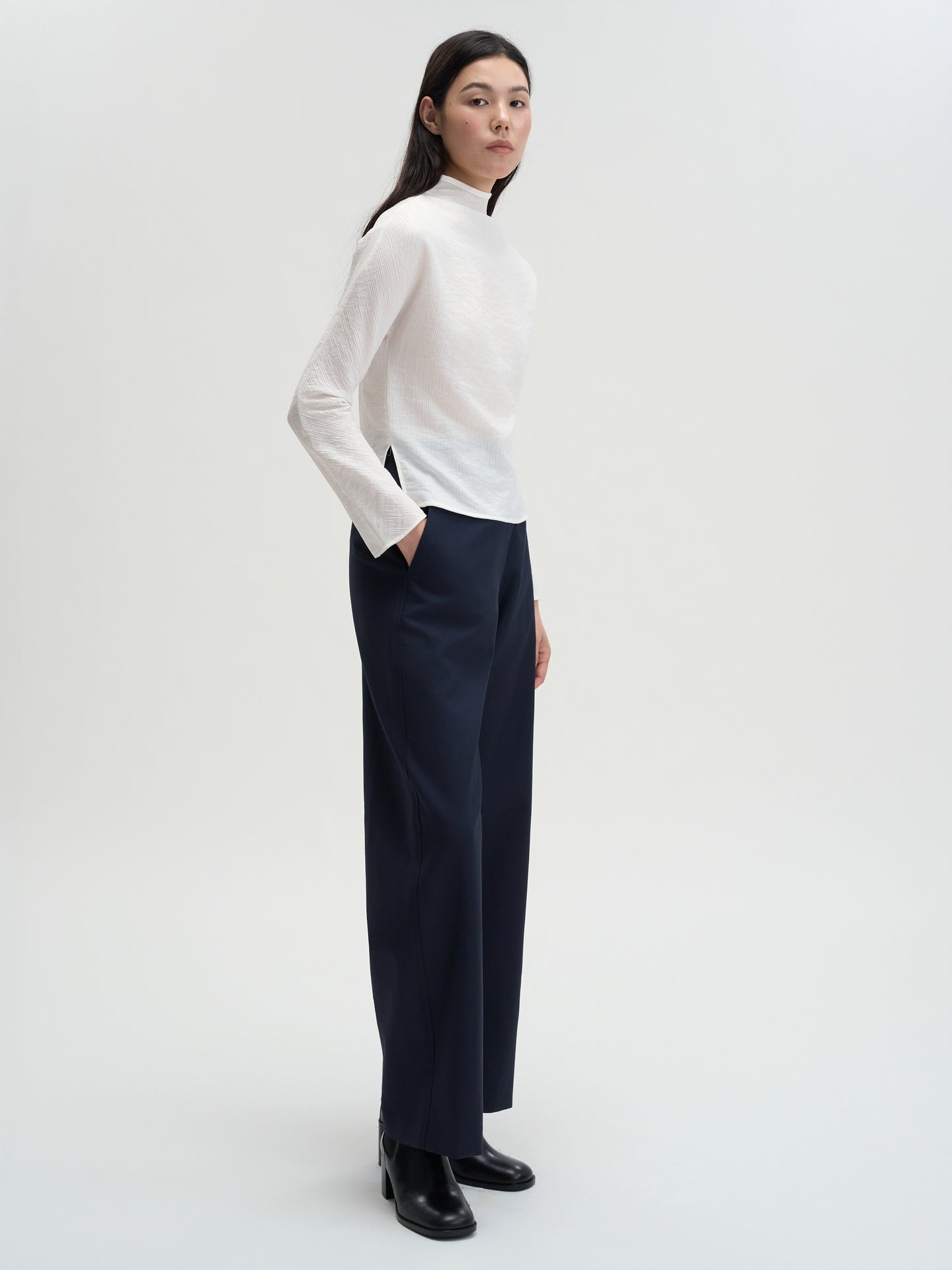【MAGJAY 2025AW】Cotton Curved Fit Pants
