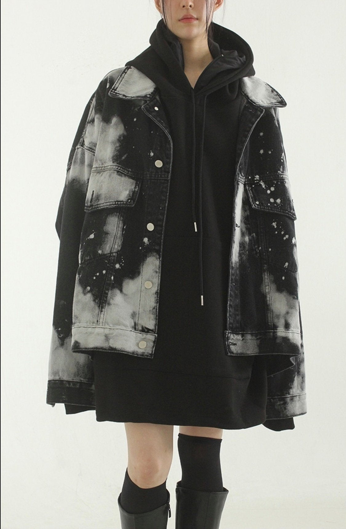 Bleach Black Jeans Jacket