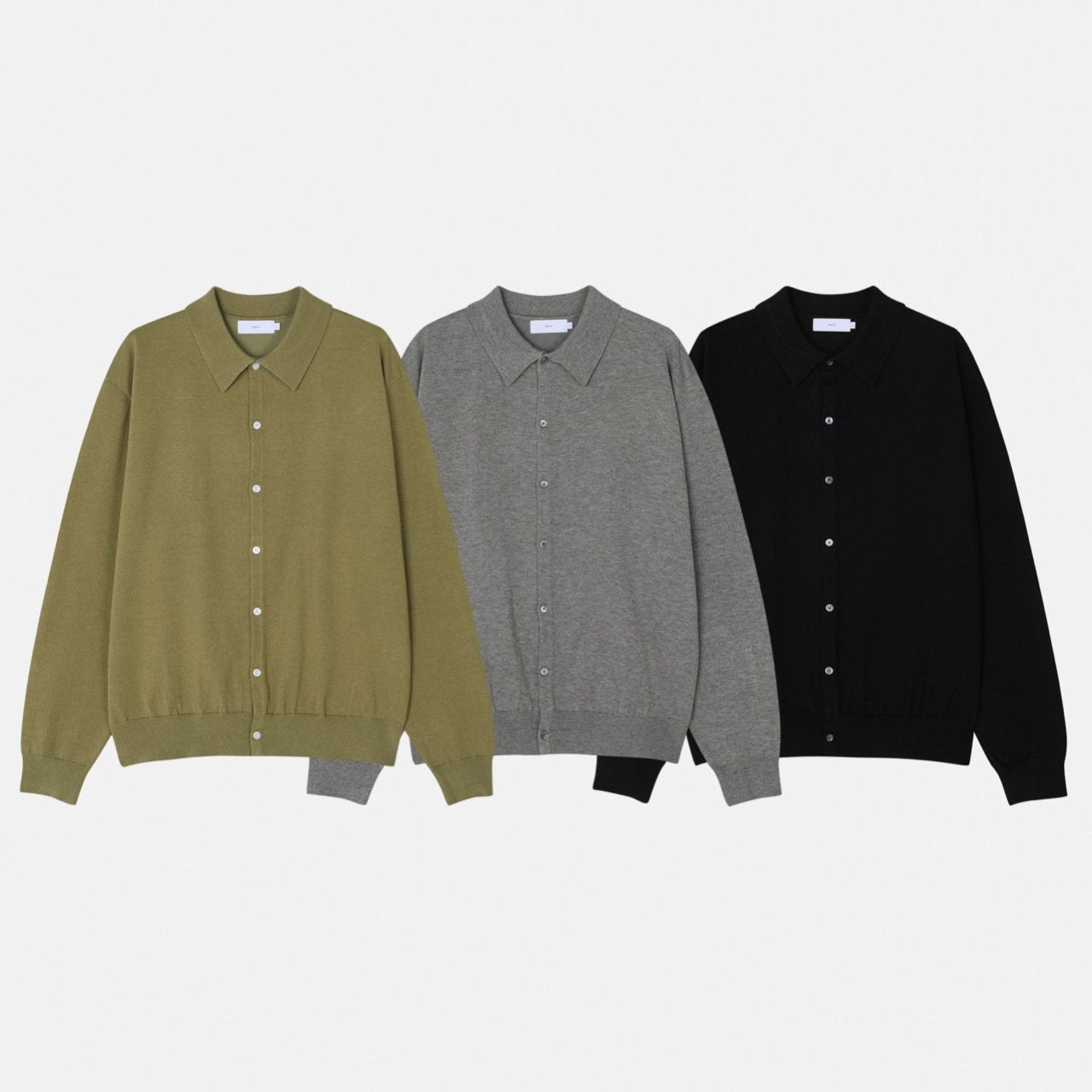 Collar Neck Lapel Knit