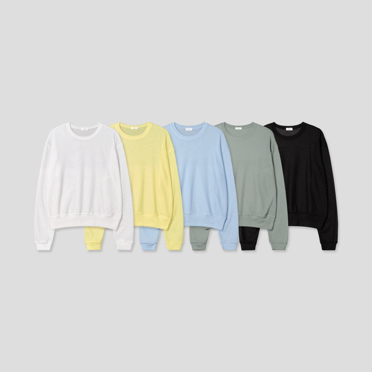 Meshed Thin Crop Summer Knit