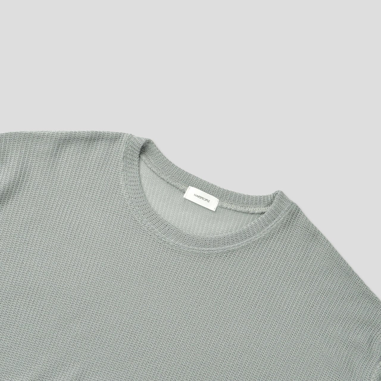 Meshed Thin Crop Summer Knit