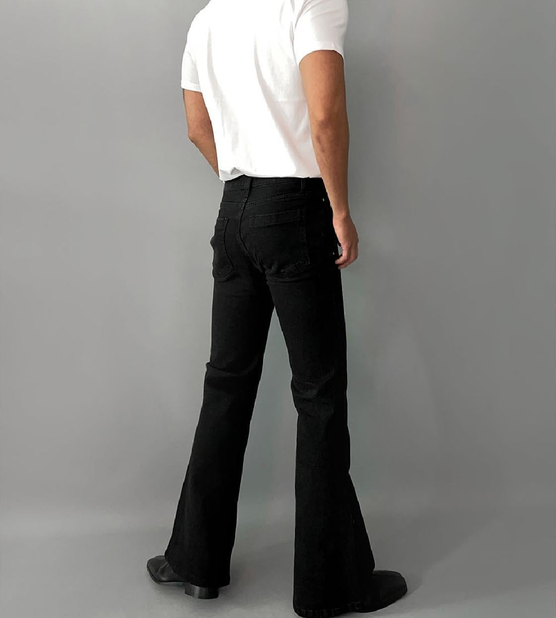 Bootcut Black Jeans 001