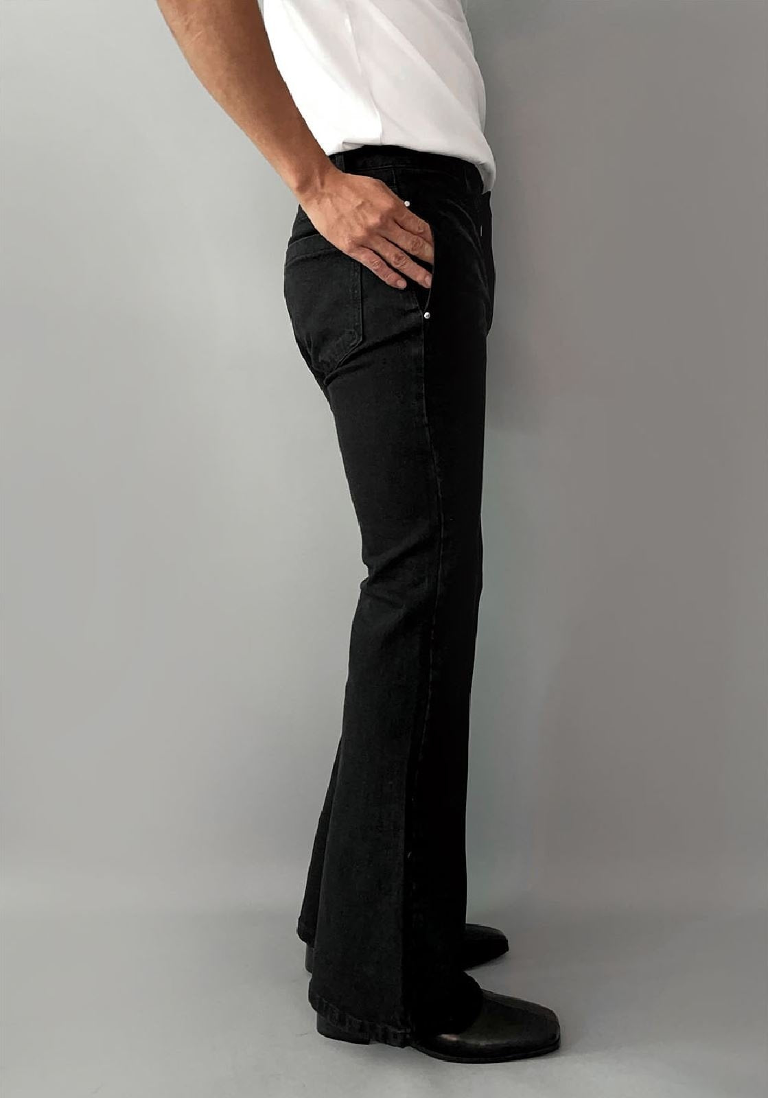 Bootcut Black Jeans 001