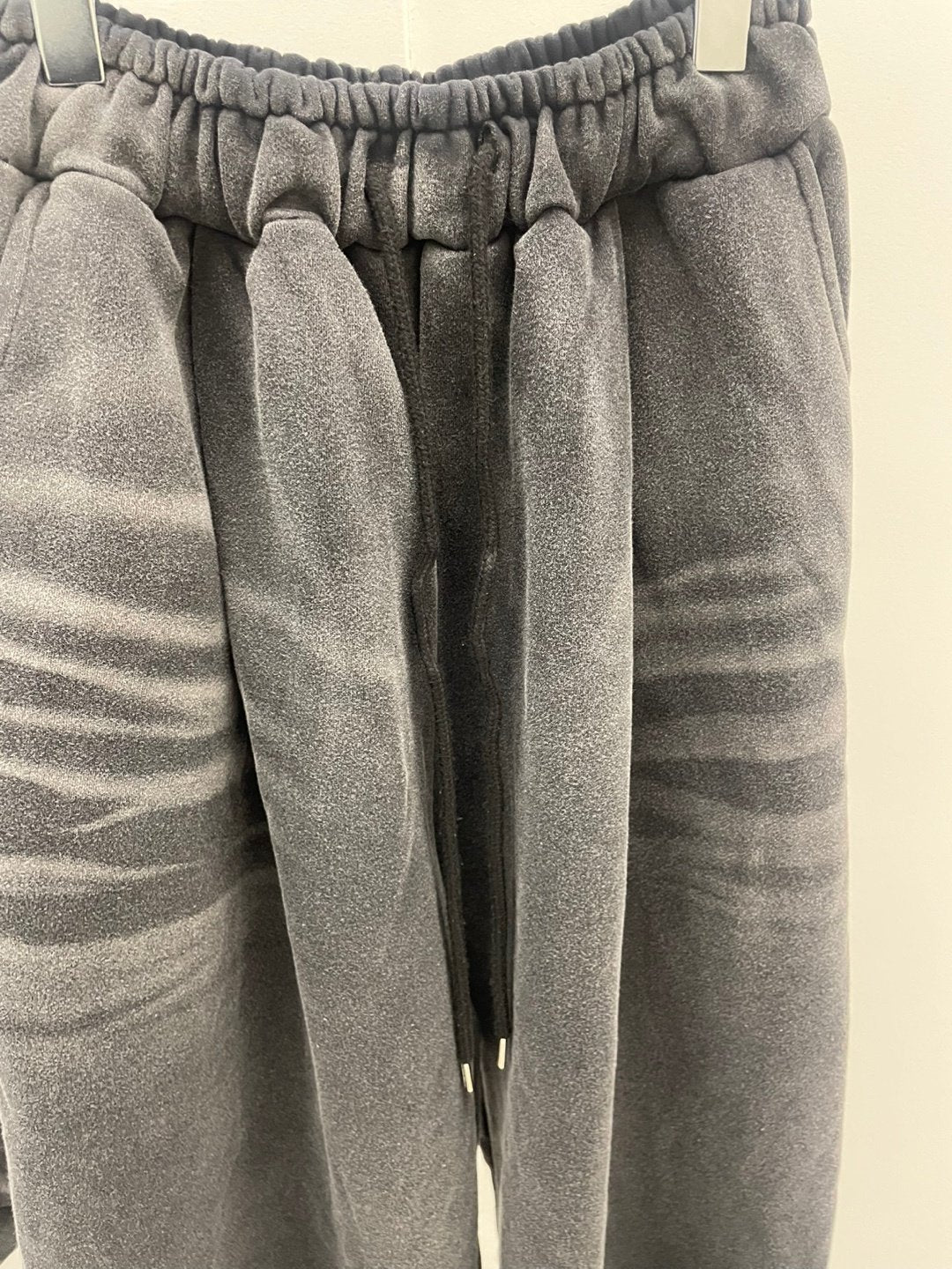 Brush-Washed Sweat Set Up – Charcoal