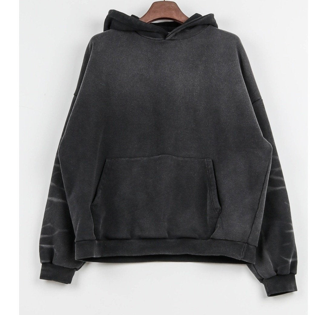 Brush-Washed Sweat Set Up – Charcoal