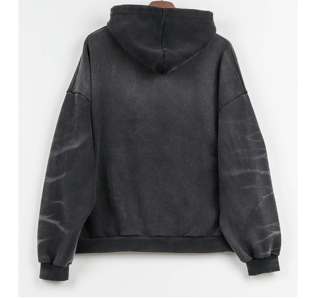 Brush-Washed Sweat Set Up – Charcoal