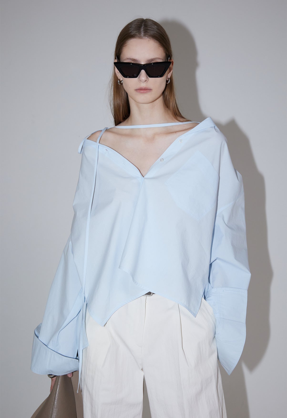 【RENEJ 2025AW】Cotton Tie Shirt