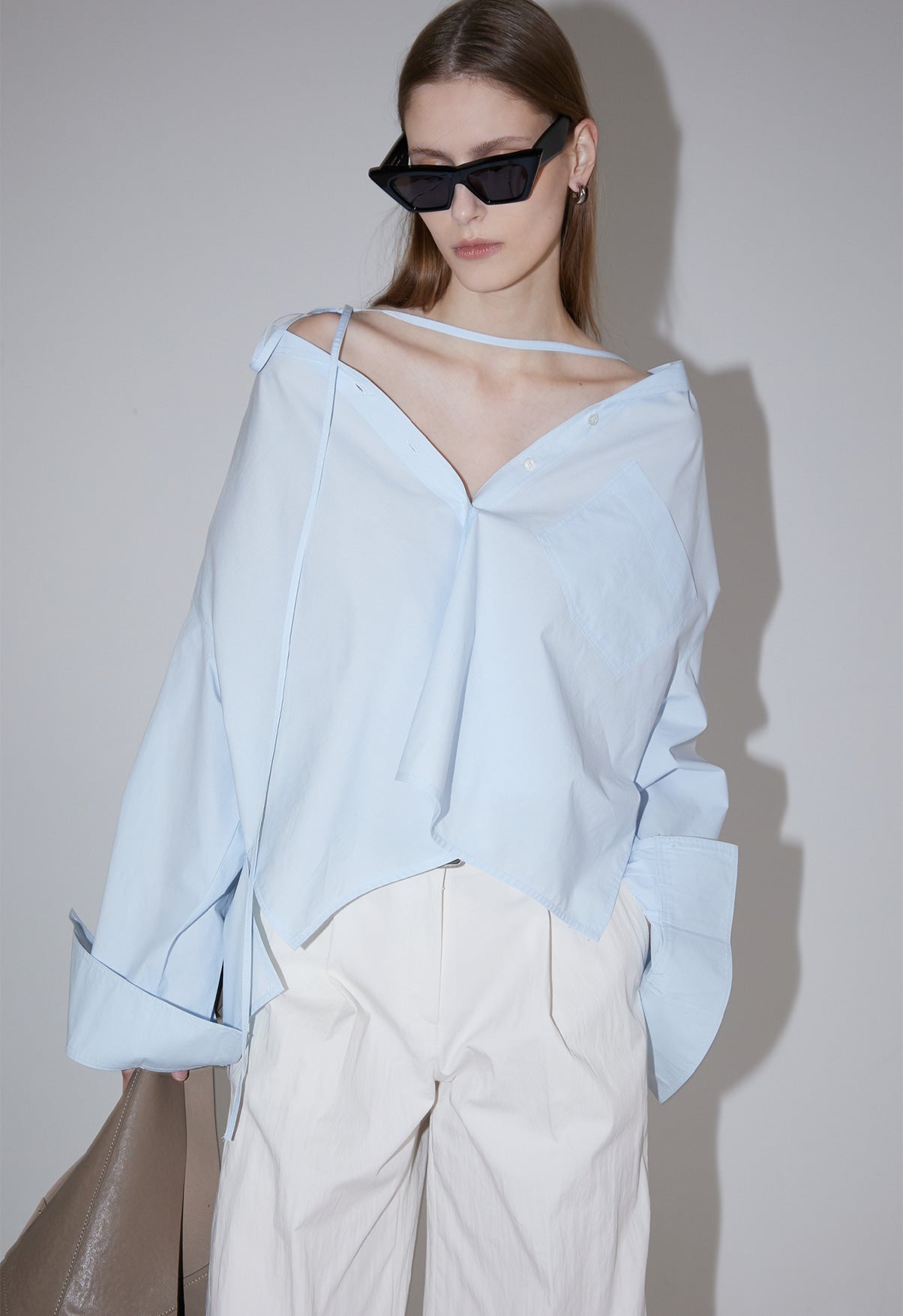 【RENEJ 2025AW】Cotton Tie Shirt