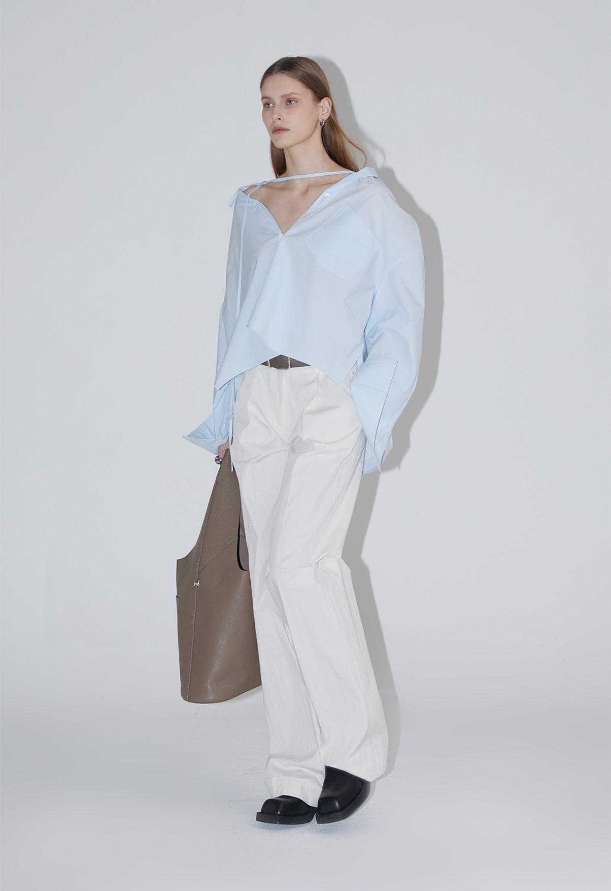 【RENEJ 2025AW】Cotton Tie Shirt