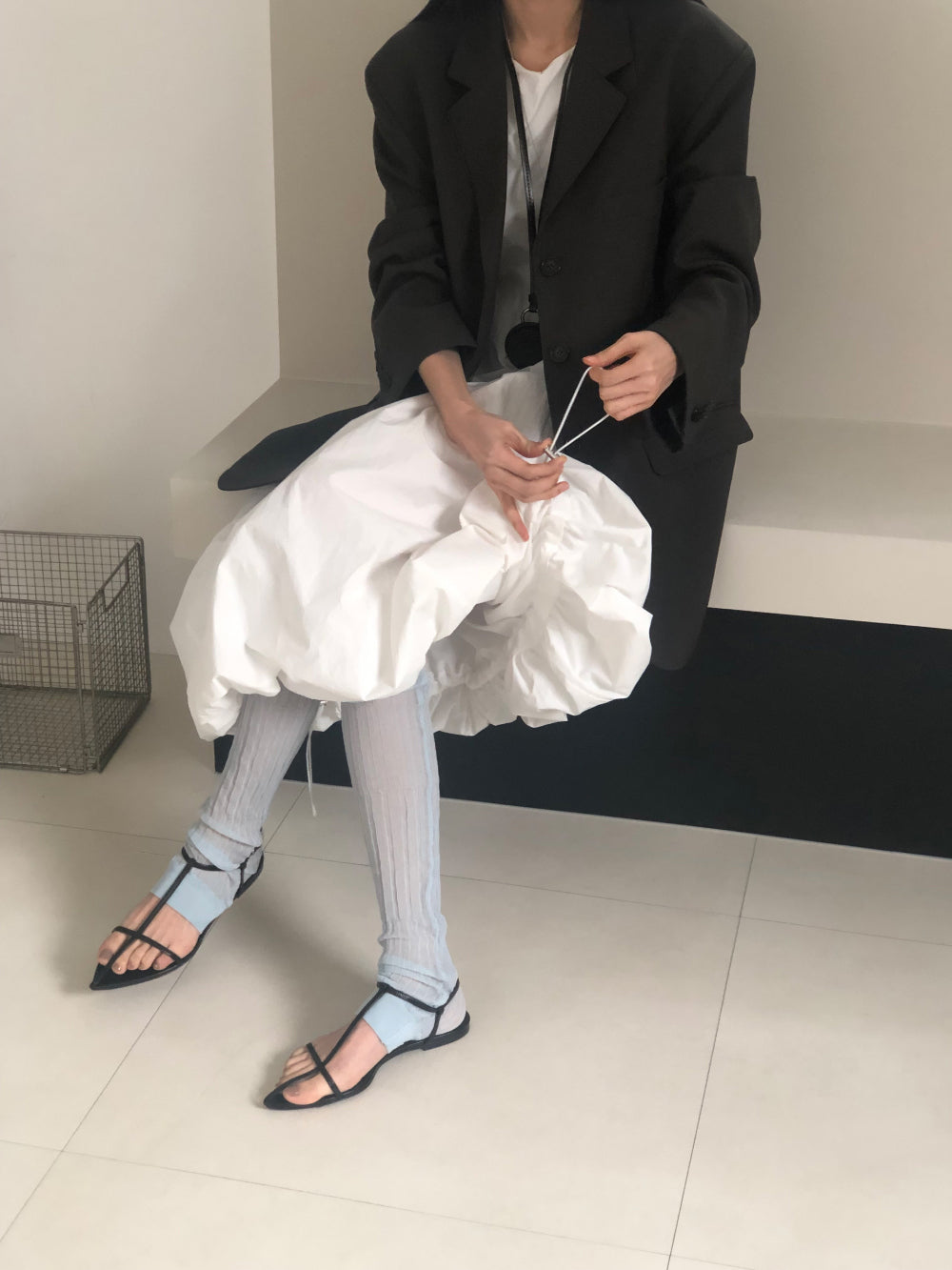 【REPELLER 2025SS】Balloon Long Dress