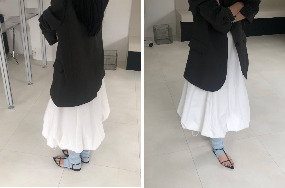 【REPELLER 2025SS】Balloon Long Dress