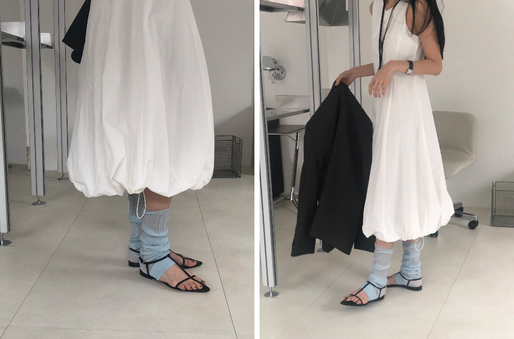 【REPELLER 2025SS】Balloon Long Dress