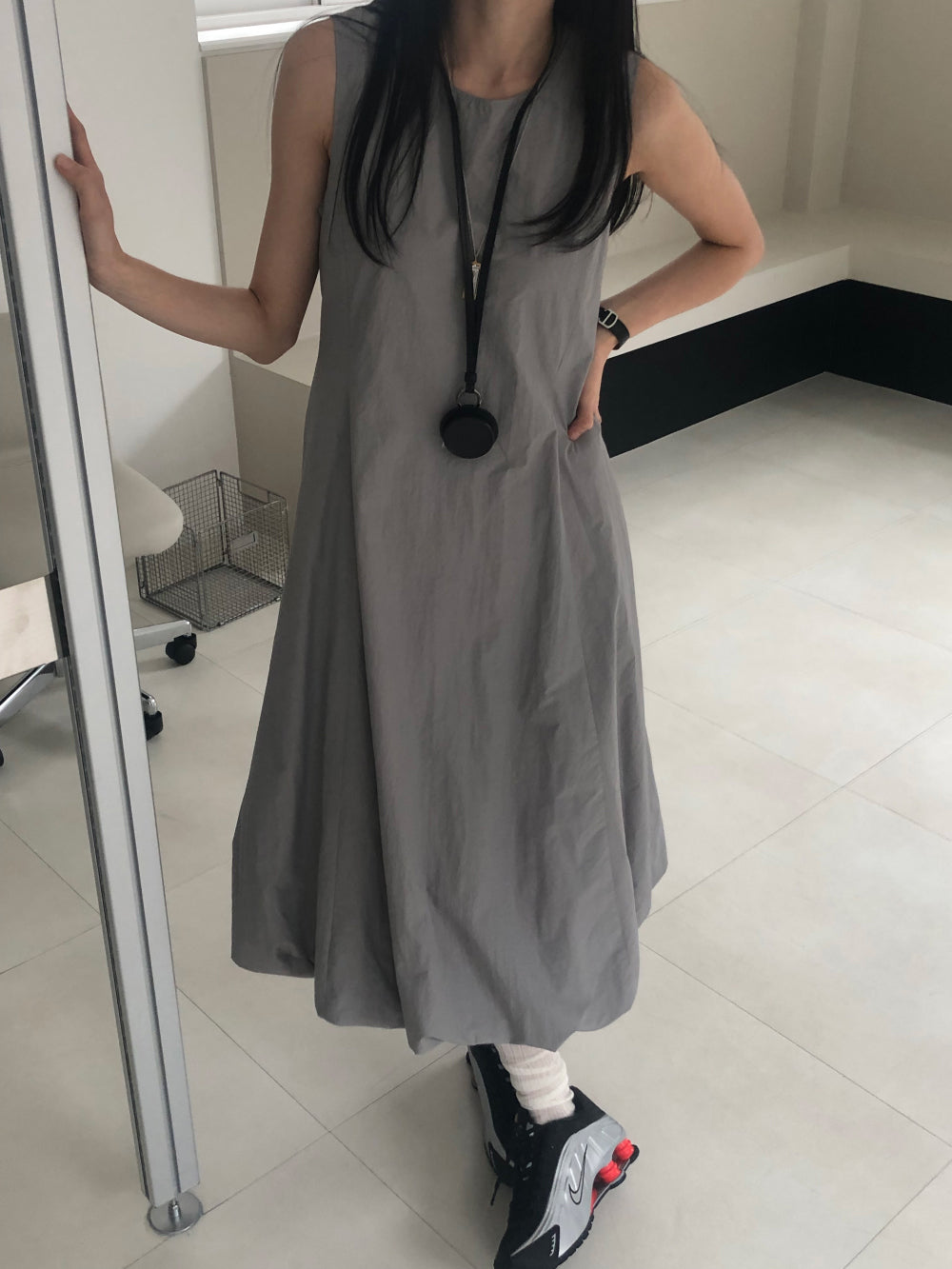 【REPELLER 2025SS】Balloon Long Dress