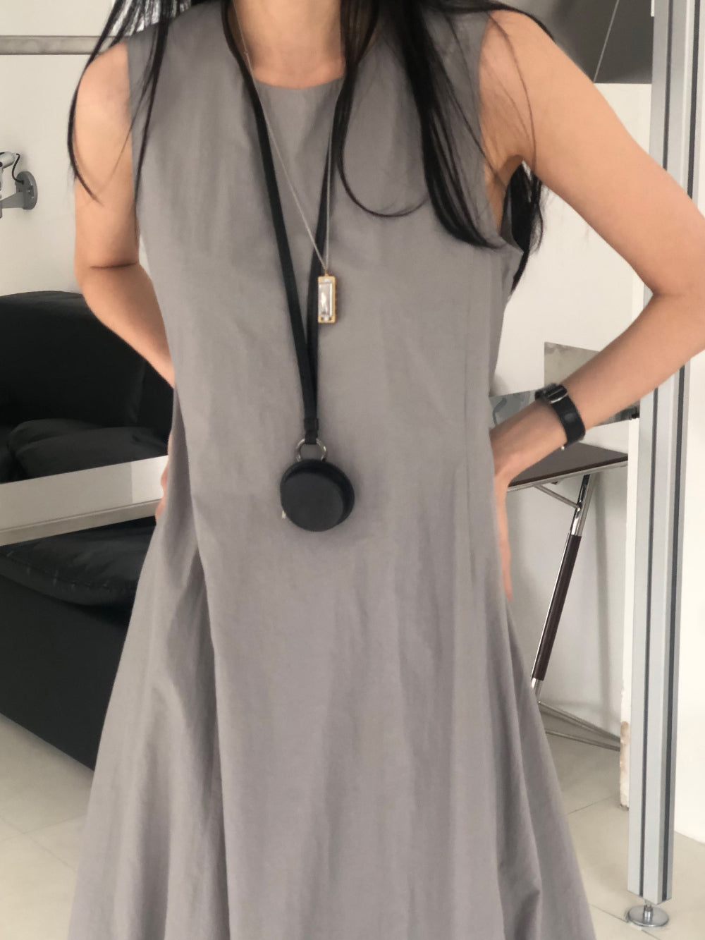 【REPELLER 2025SS】Balloon Long Dress