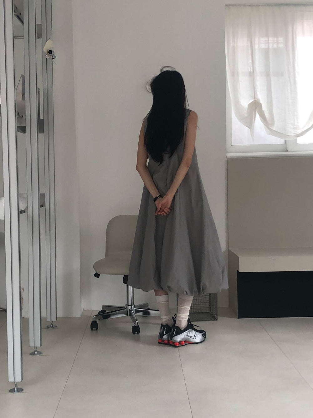 【REPELLER 2025SS】Balloon Long Dress