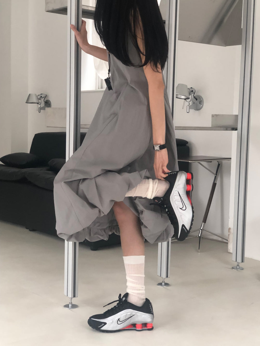 【REPELLER 2025SS】Balloon Long Dress