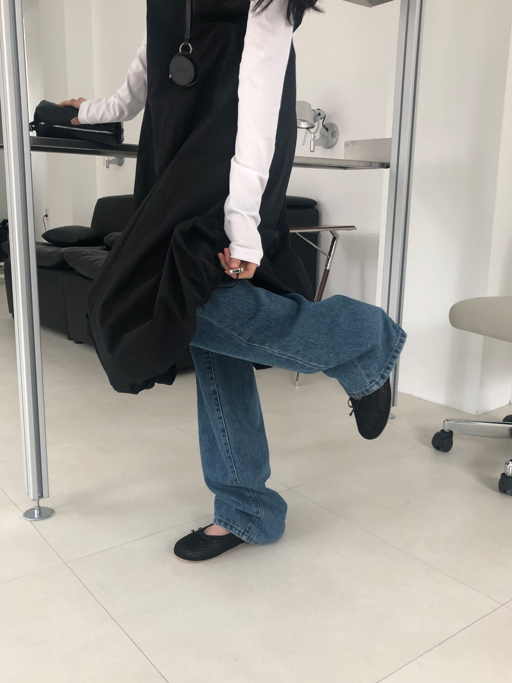 【REPELLER 2025SS】Balloon Long Dress