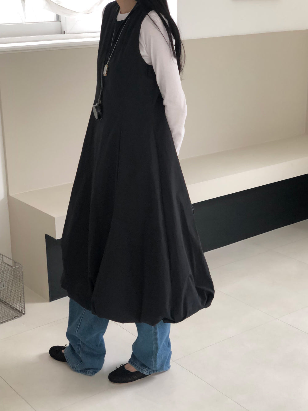 【REPELLER 2025SS】Balloon Long Dress