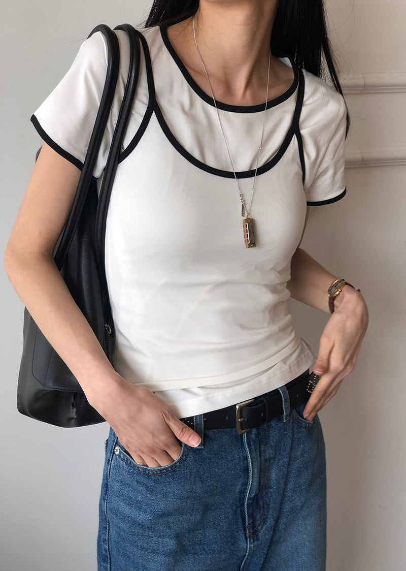 【REPELLER 2025SS】T-shirt Sleeveless Set