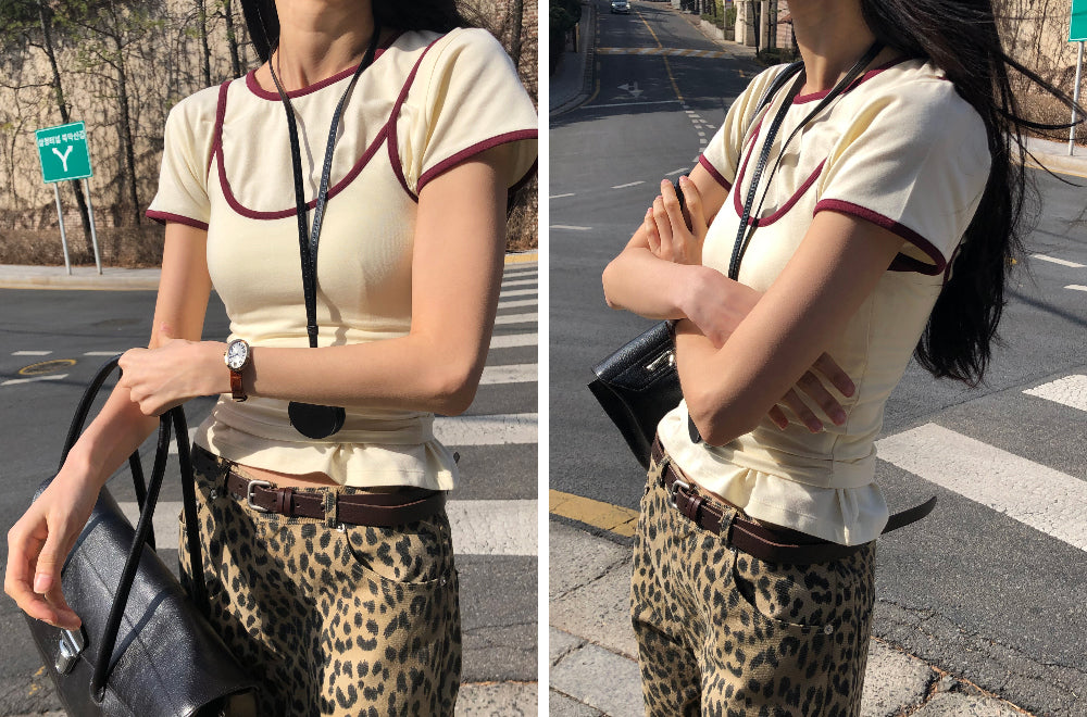 【REPELLER 2025SS】T-shirt Sleeveless Set