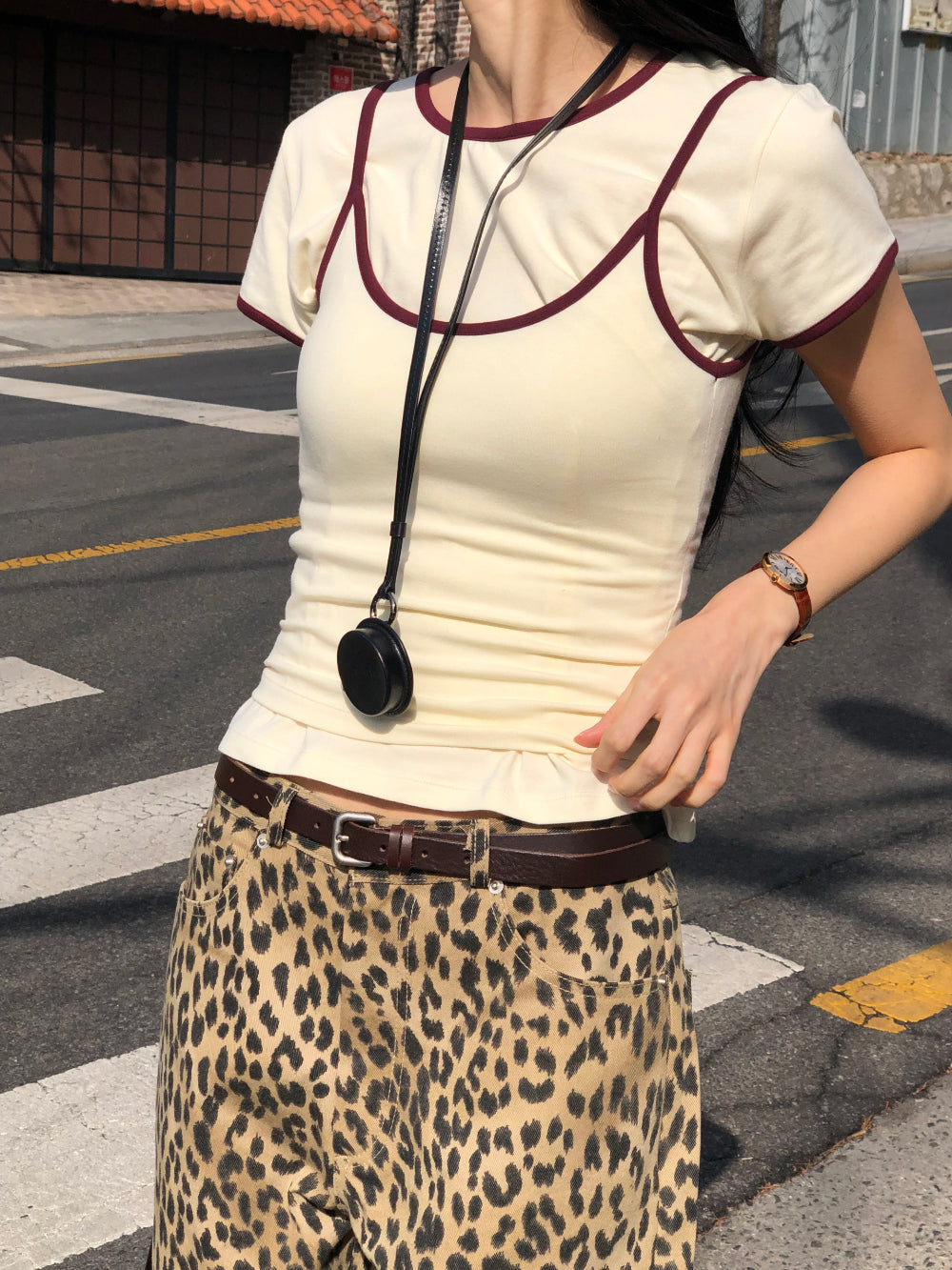 【REPELLER 2025SS】T-shirt Sleeveless Set