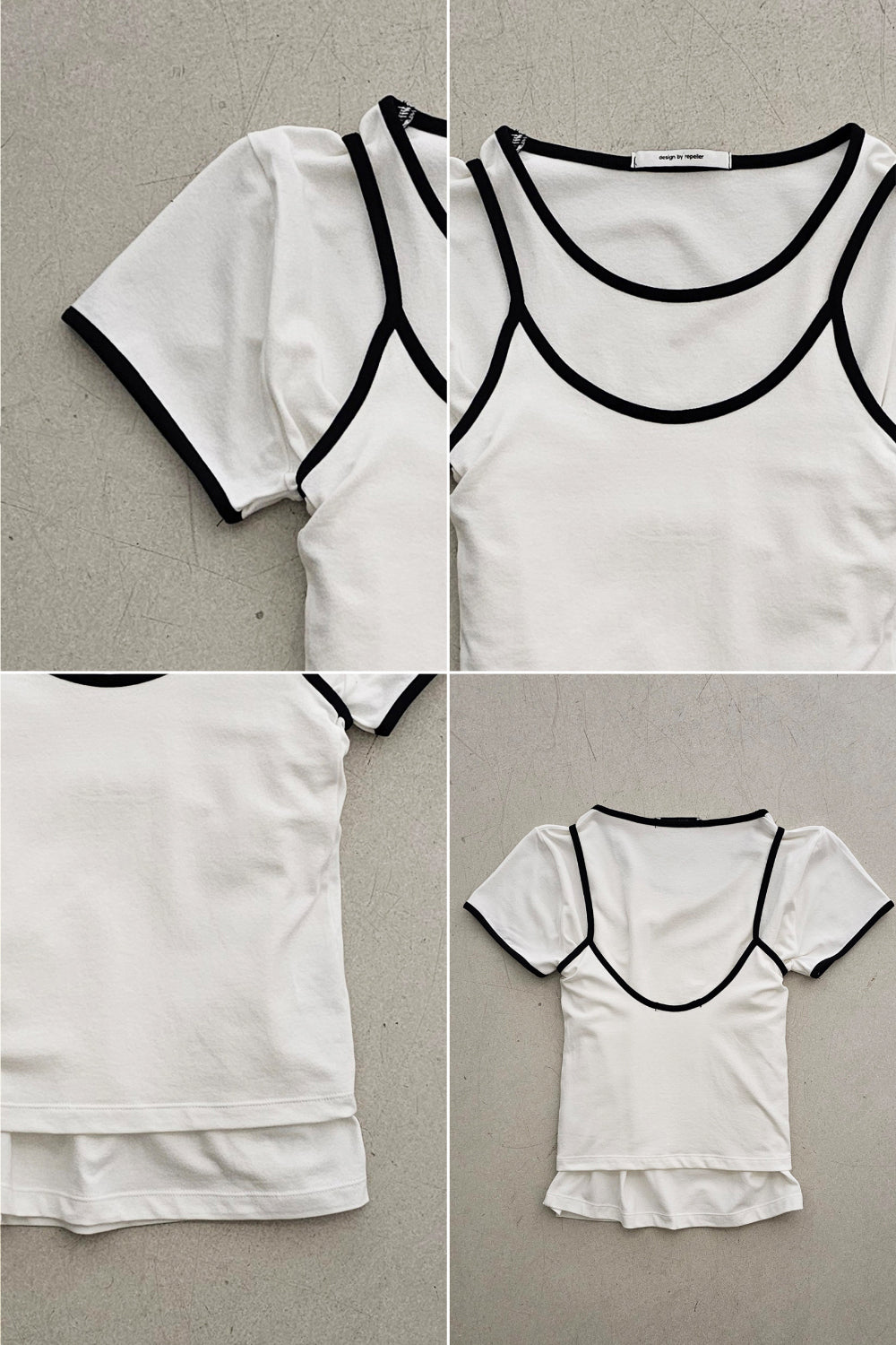 【REPELLER 2025SS】T-shirt Sleeveless Set